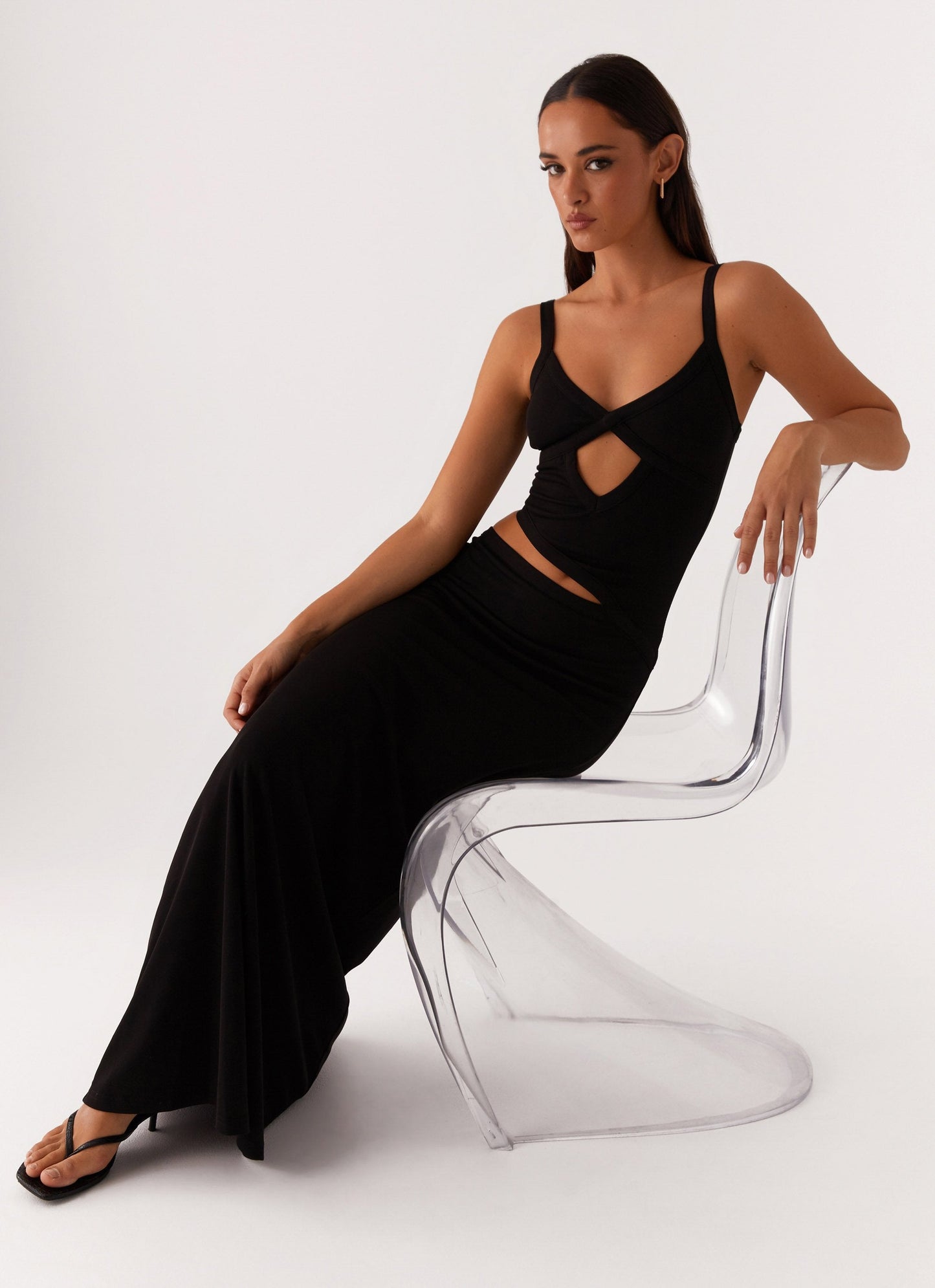 Willa Mesh Maxi Dress