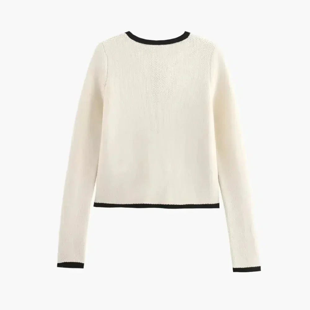 | Bow Accents Chic Cardigan