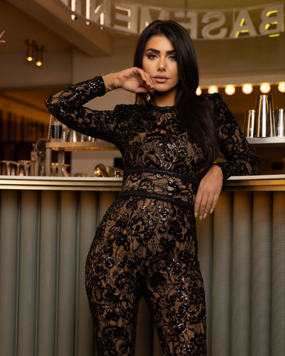 | Defined Waist Jumpsuit