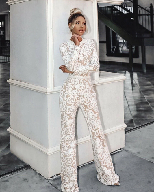 | Defined Waist Jumpsuit
