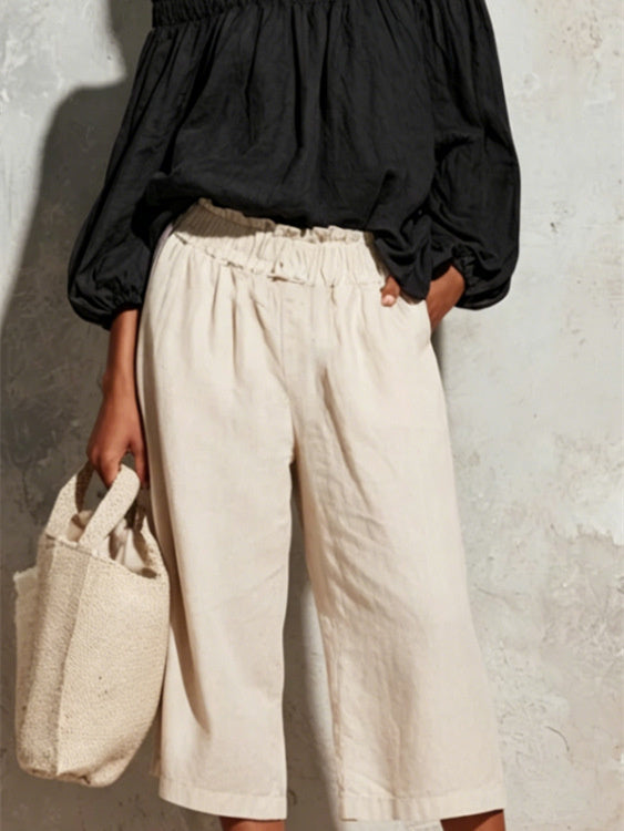 Versatile Solid Color T-shirt