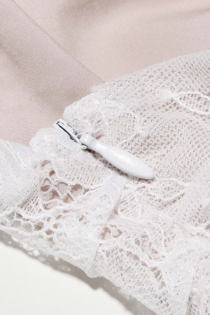 Lace Fishtail Cami Dress With Cover-up