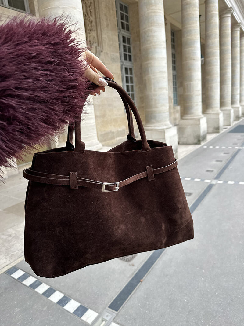 Ladies Handbag Suede