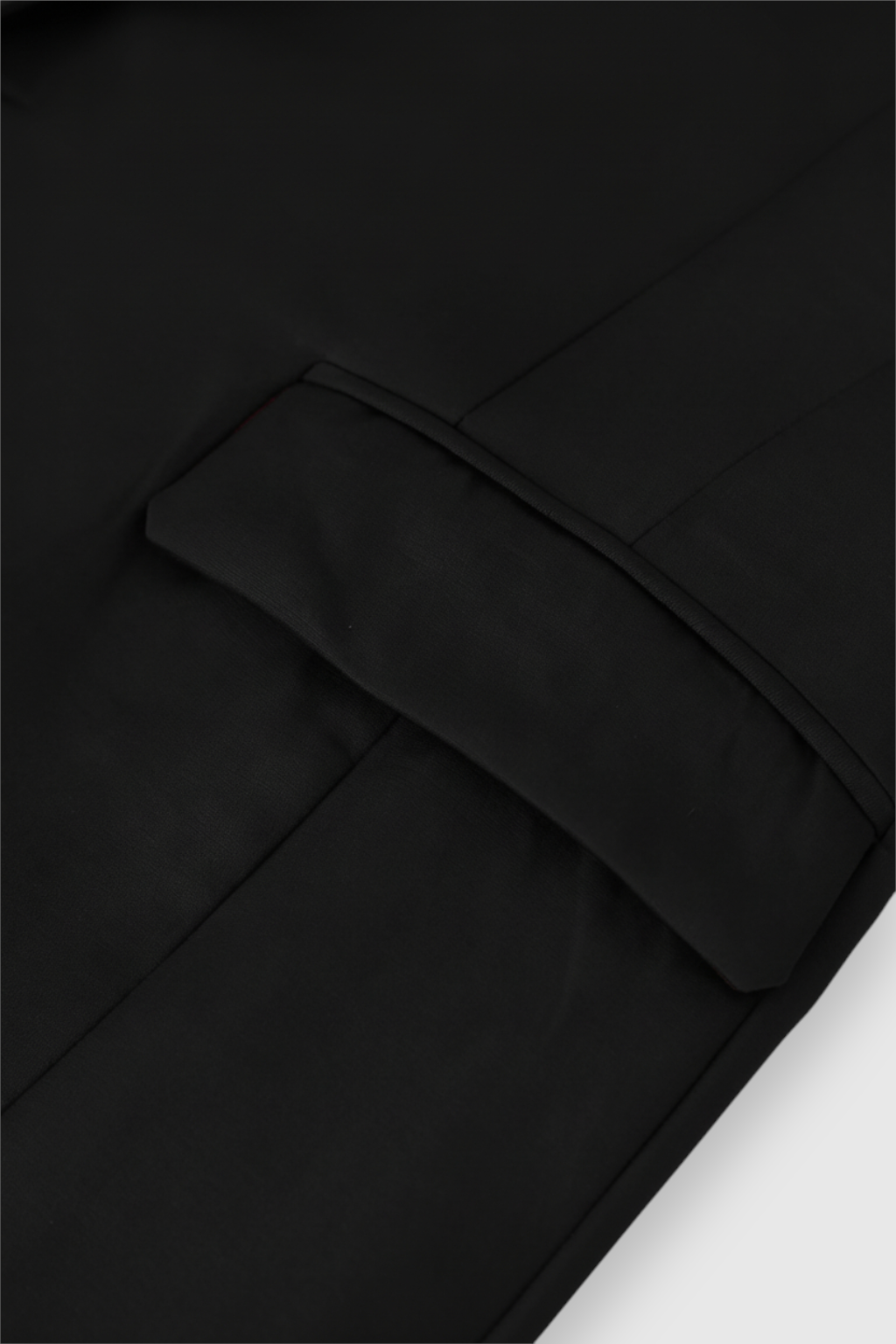 Long Single Breasted Coat | Slim Fit, Notched Lapel, Clean Tailored Line