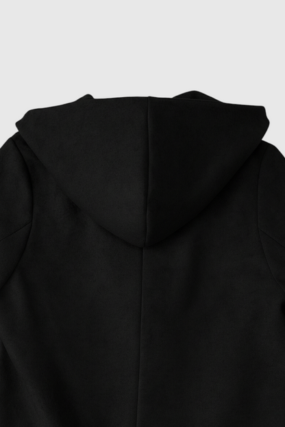Belted Longline Coat | Wide Lapel | Double-Breasted | Regular Fit