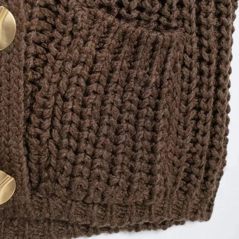 | Button Detailing Sweater Vest