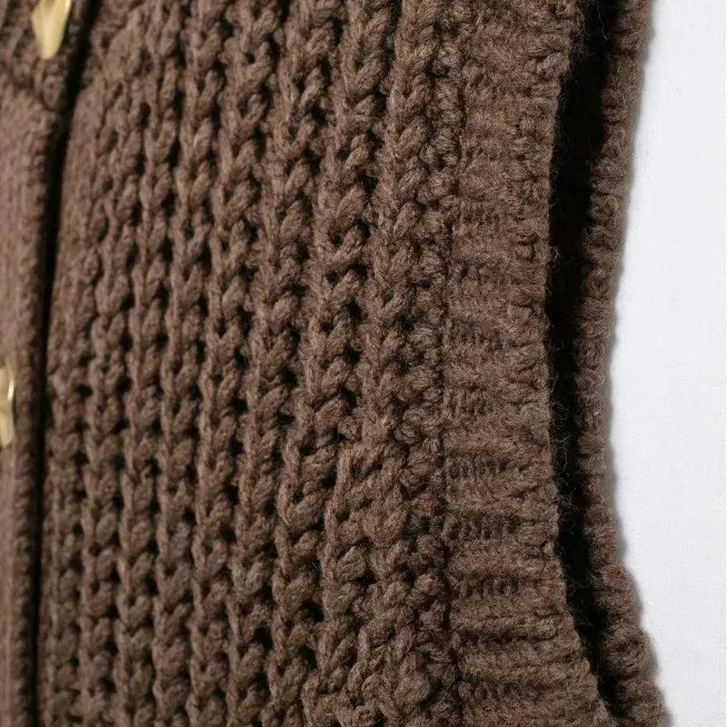 | Button Detailing Sweater Vest