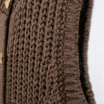 | Button Detailing Sweater Vest