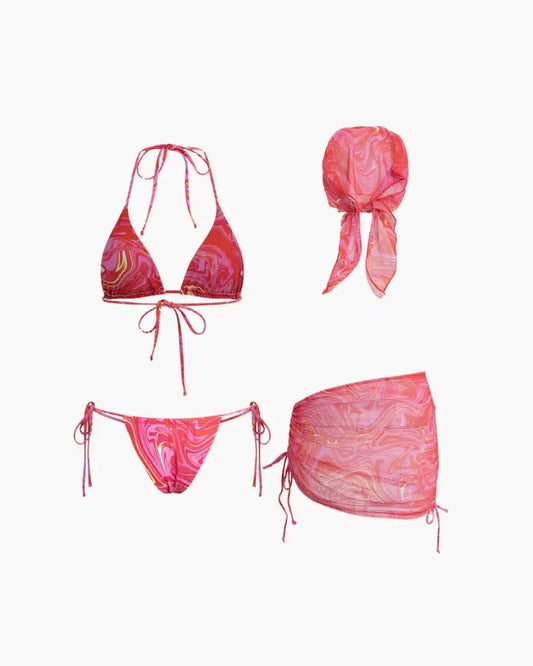 | Four-piece bikini set
