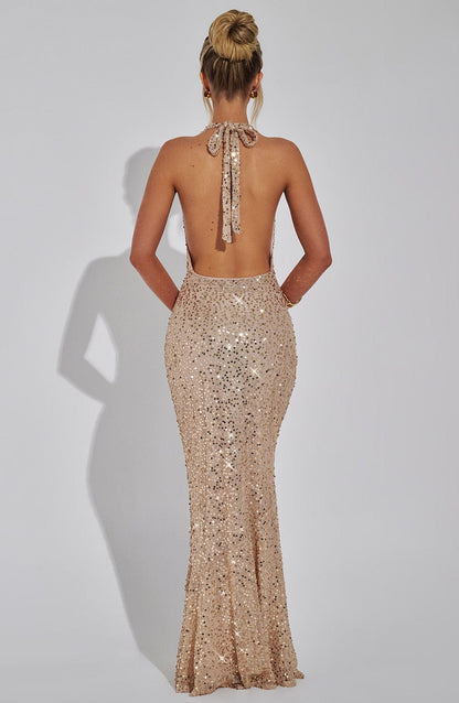 Ruby Glitter Maxi Dress