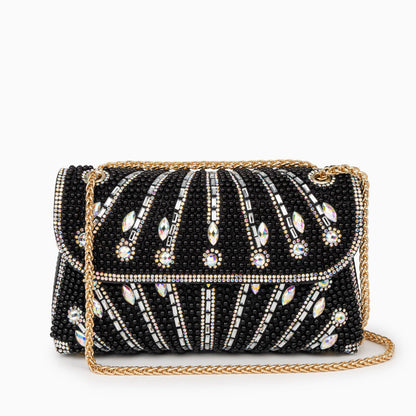 Rhinestone Clutch Bag by Luciana