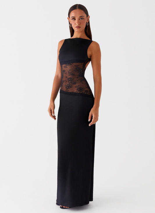 | Flowing Silhouette Maxi Dress