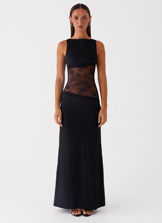 | Flowing Silhouette Maxi Dress