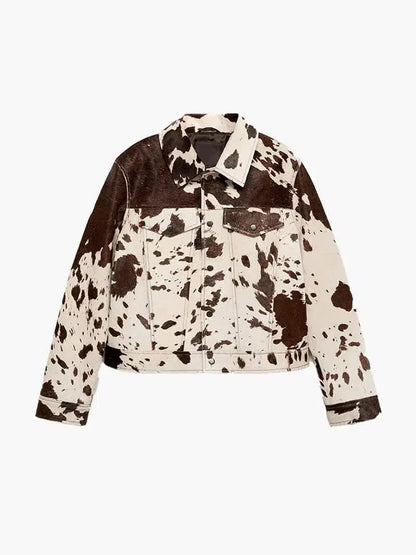 | Cow Print Jacket