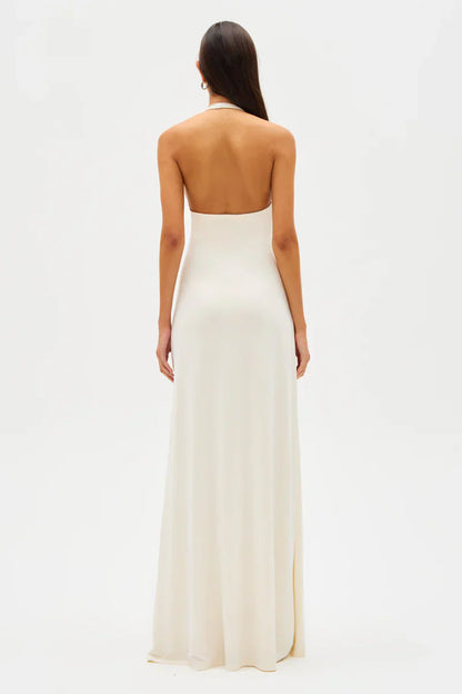 | Plunging Maxi Dress