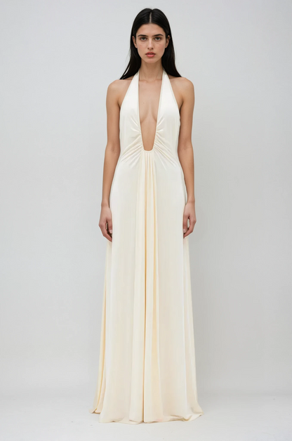 | Plunging Maxi Dress