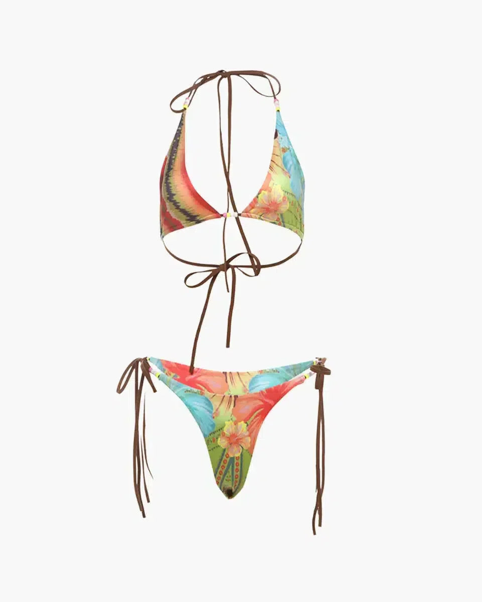 | Floral bikini set