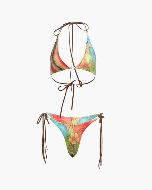 | Floral bikini set