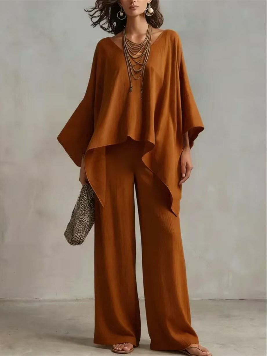 Simple Solid Color Suit