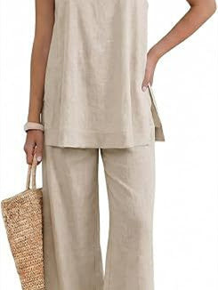 Waist-cinching Belt Solid Color Suit
