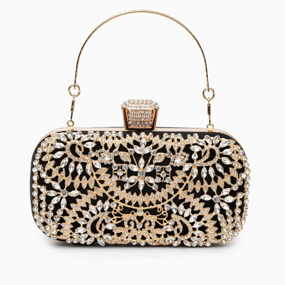 Elegant Floral Clutch Bag