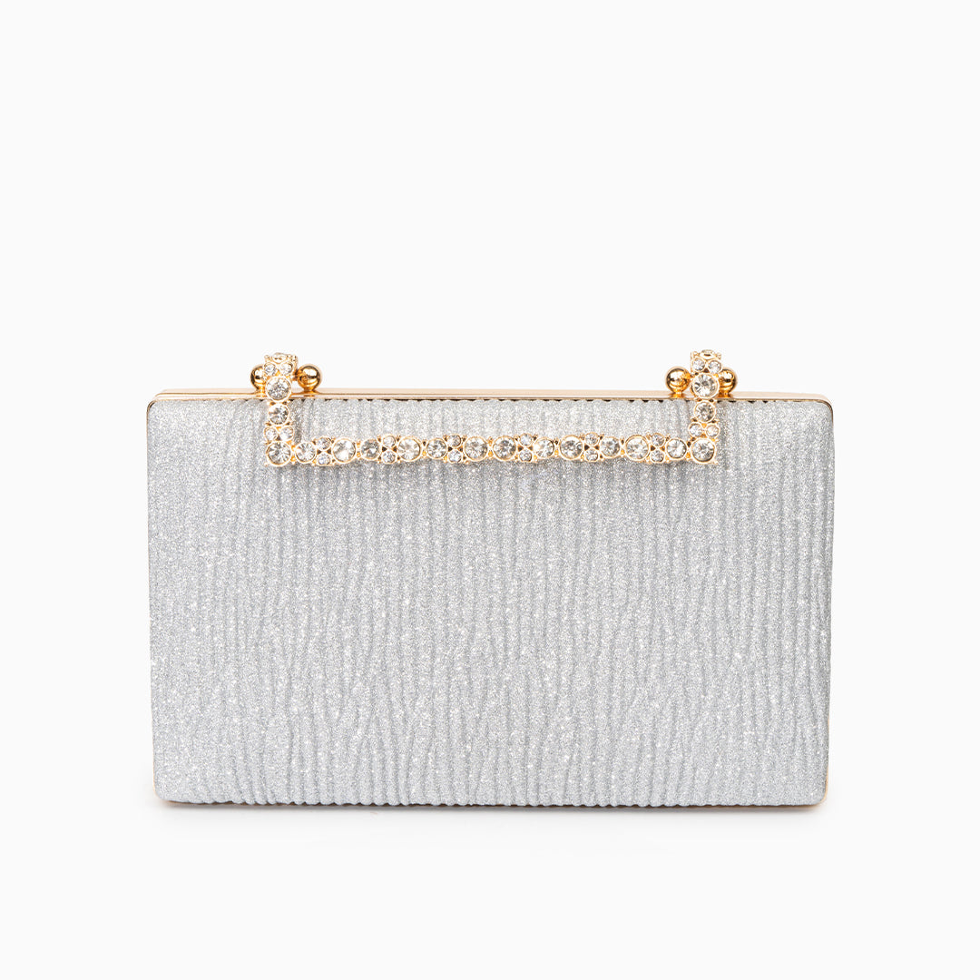 Pleated Clutch Bag by Maria