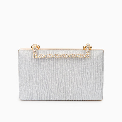Pleated Clutch Bag by Maria