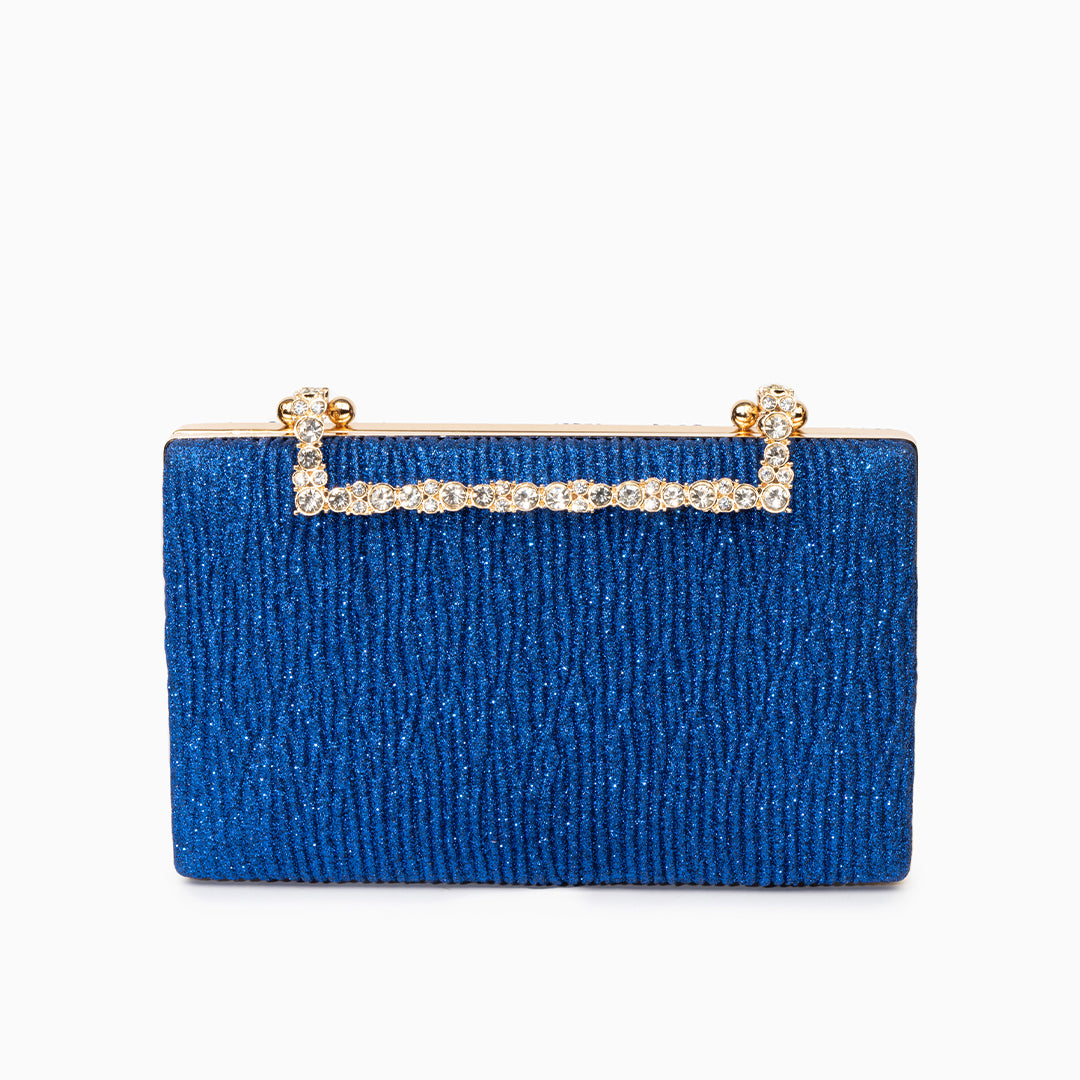 Pleated Clutch Bag by Maria