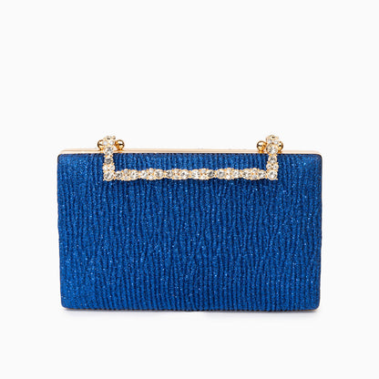 Pleated Clutch Bag by Maria
