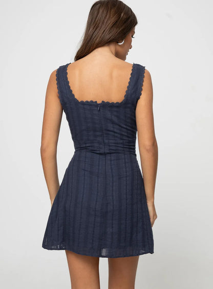 | Textured Mini Sundress