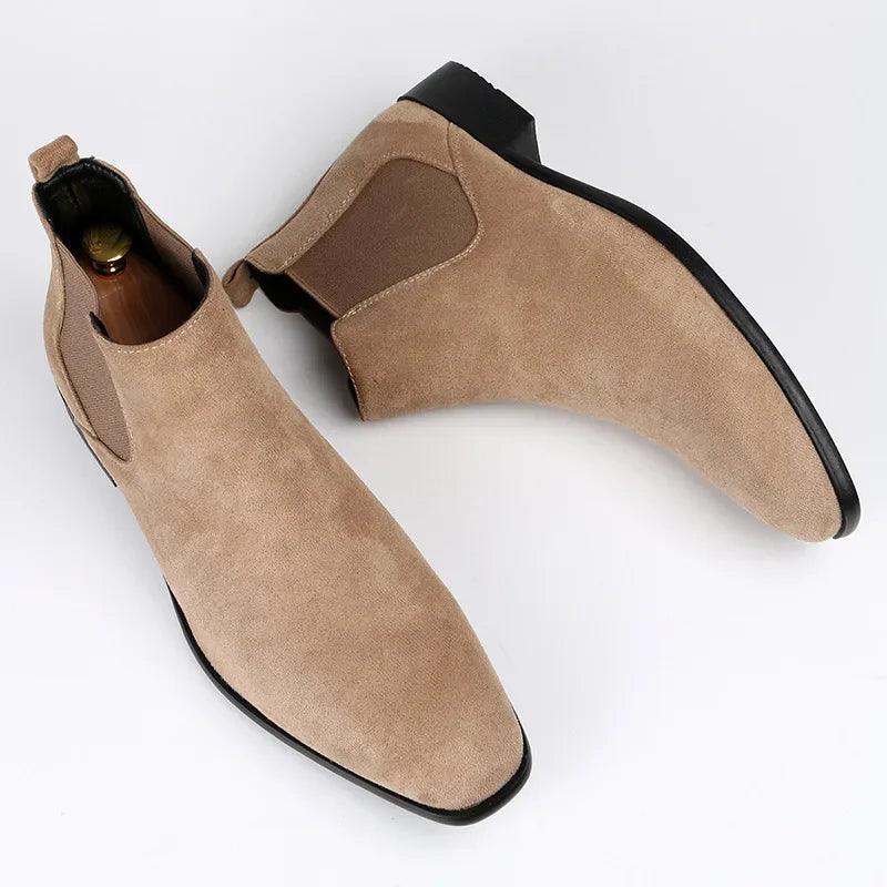 Atelier Faux Suede Chelsea Boots | Slip-On | Low Heel