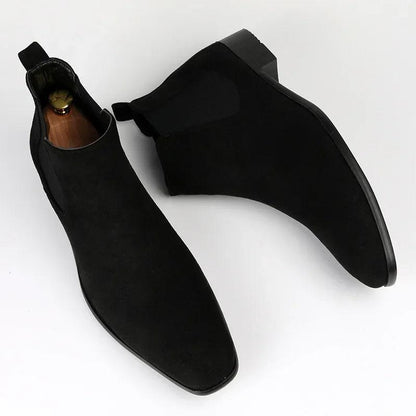 Atelier Faux Suede Chelsea Boots | Slip-On | Low Heel