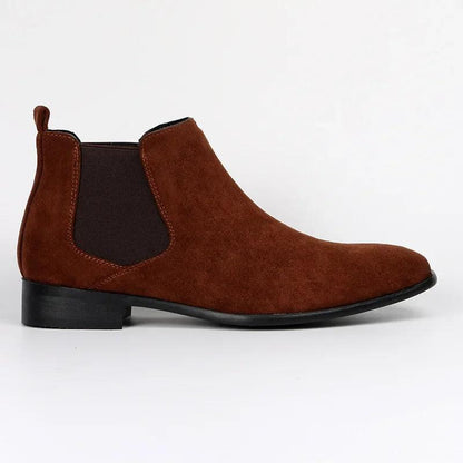 Atelier Faux Suede Chelsea Boots | Slip-On | Low Heel