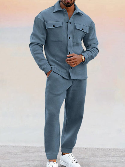 Men's Set Comfortable Stylish Short Set Shirt and Pants