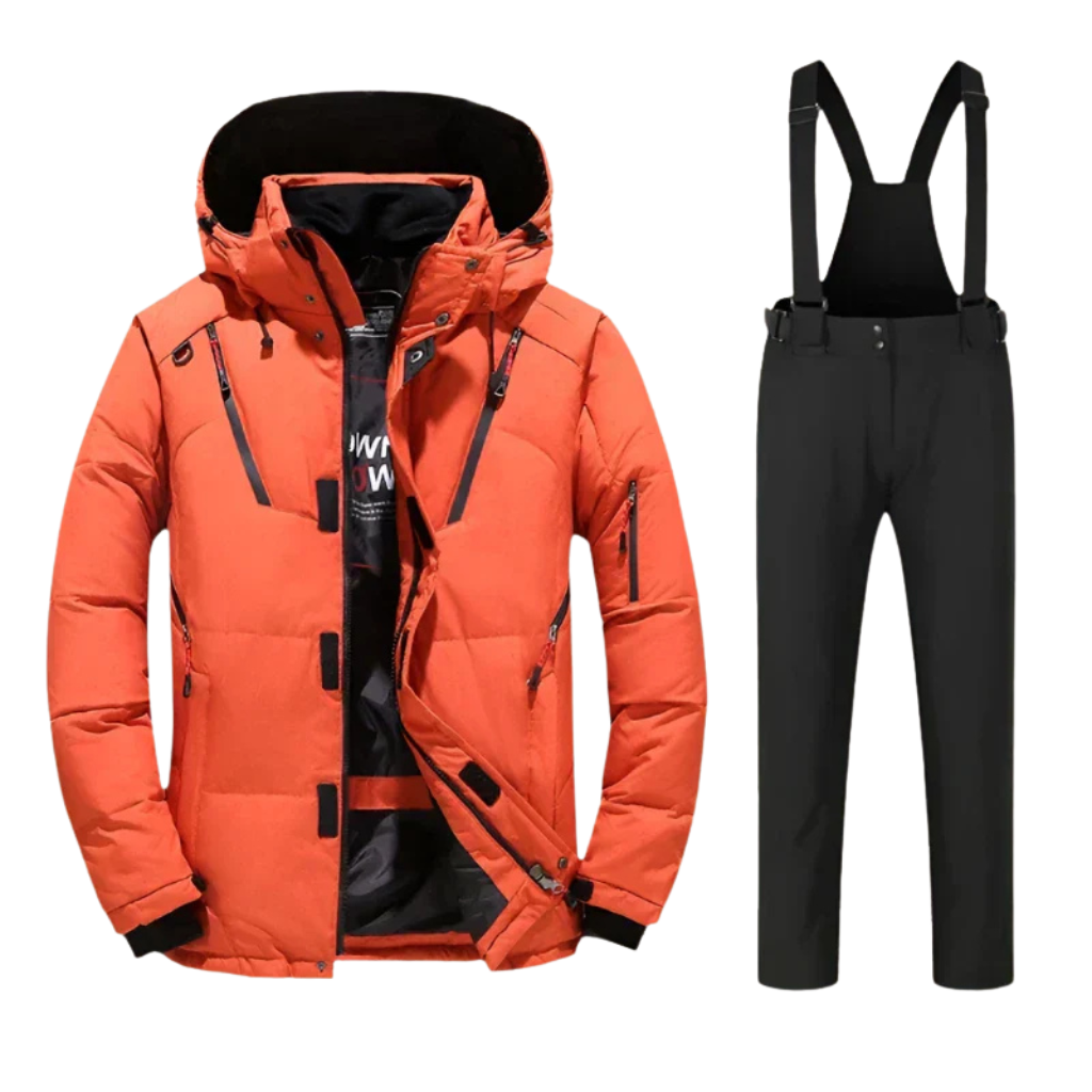 Men's Ski Suit Thermal Windproof Ergonomic Ski Clothes