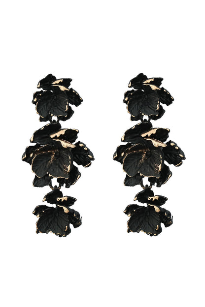 Multi-layer Flower Stud Earrings