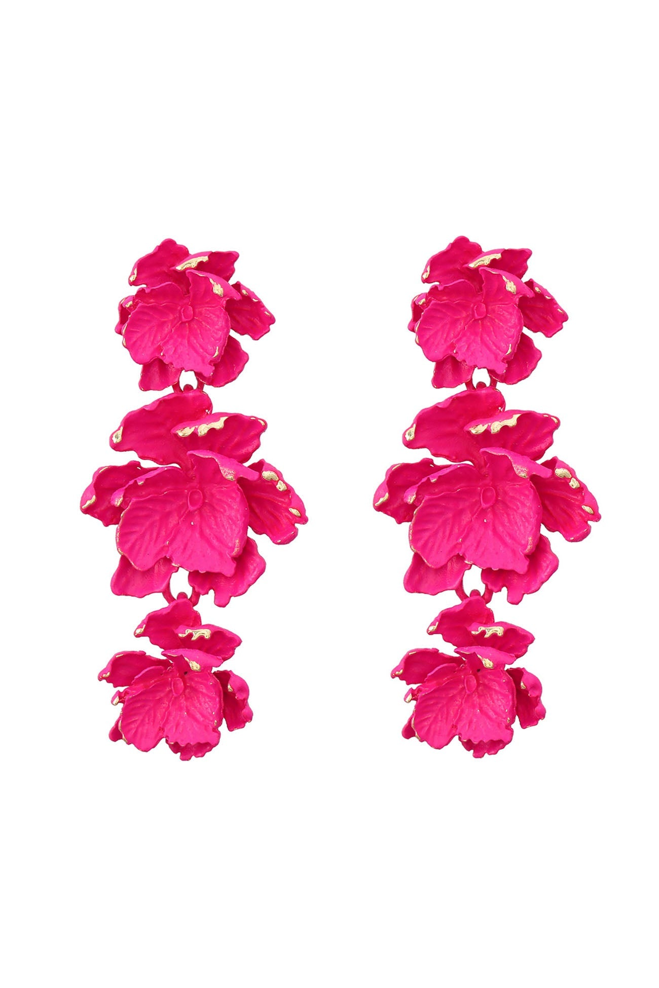 Multi-layer Flower Stud Earrings