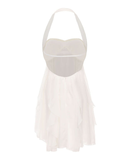 Caterina Floral Halter Dress