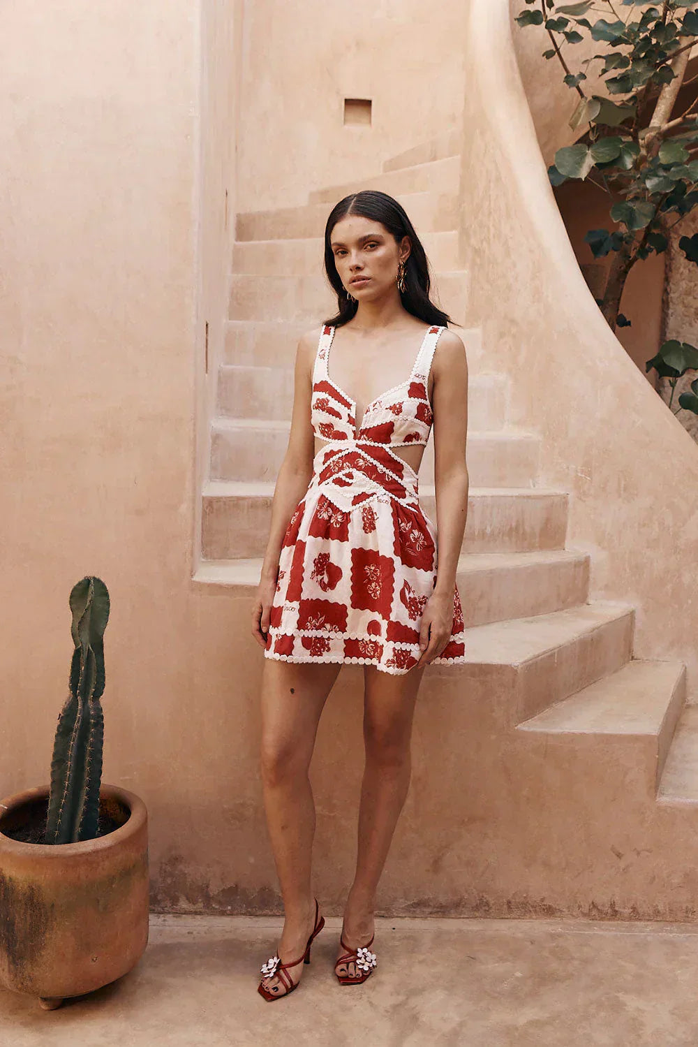 | Mini Dress in Floral Print