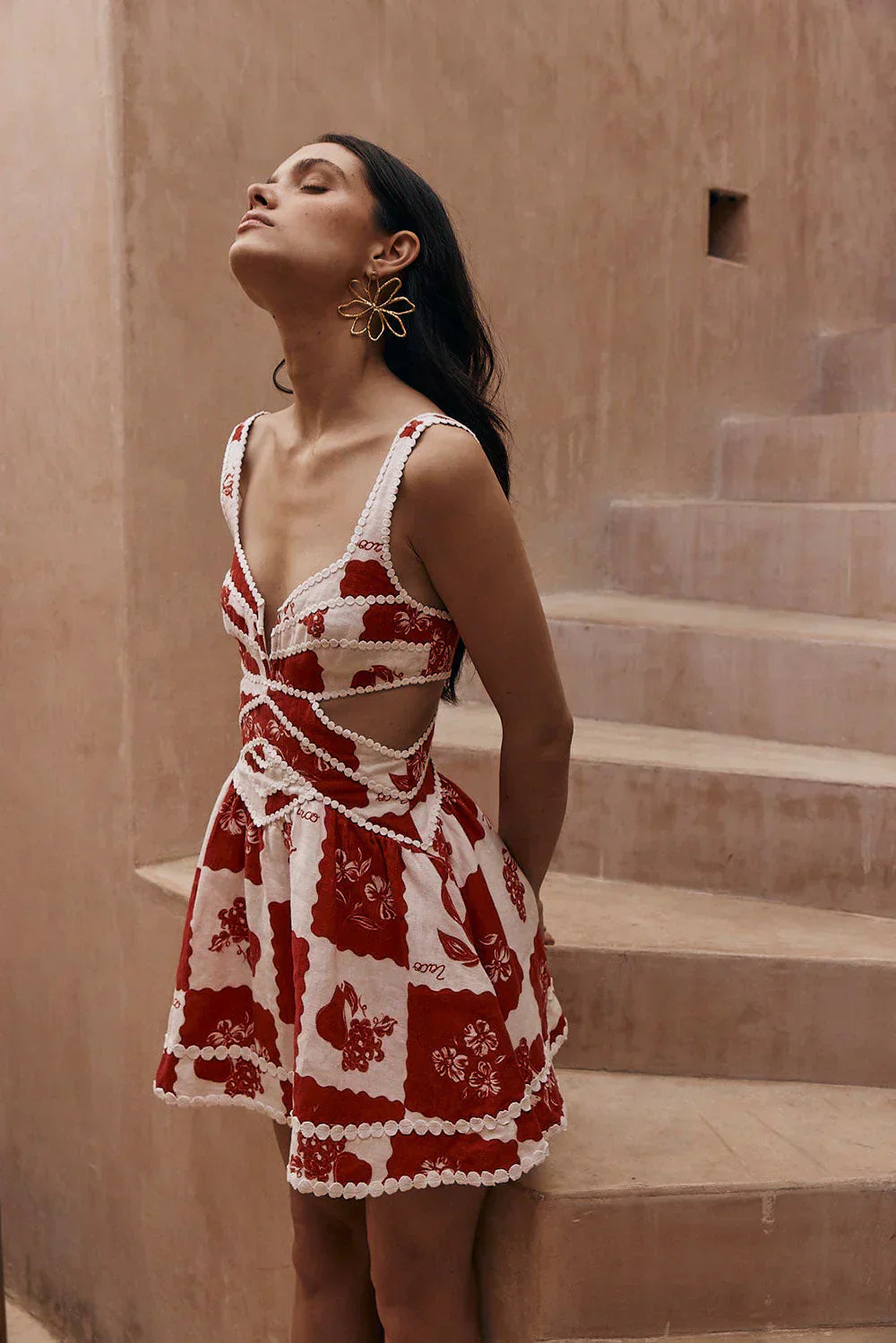 | Mini Dress in Floral Print
