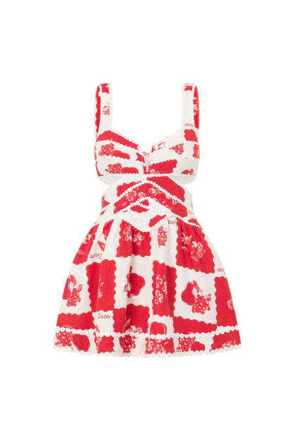 | Mini Dress in Floral Print