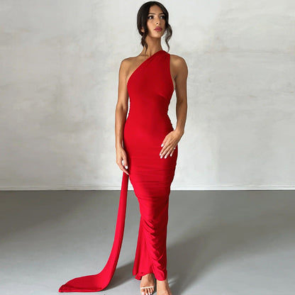 Halterneck Sleeveless Open Back Dress