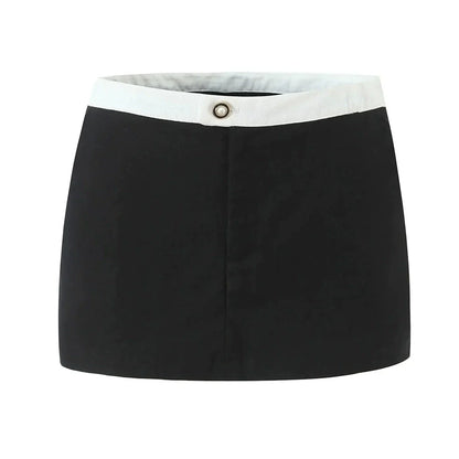 Vivianna Black Tweed Skirt Set