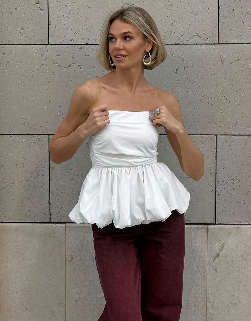 Effron Top - White