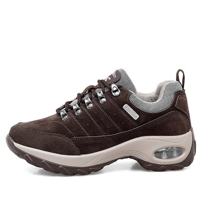 Women's Breathable Mesh Hiking Shoes With Elevated Sole Comfort