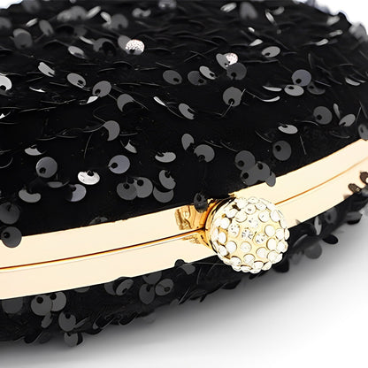 Sequined Clutch Bag by Donna