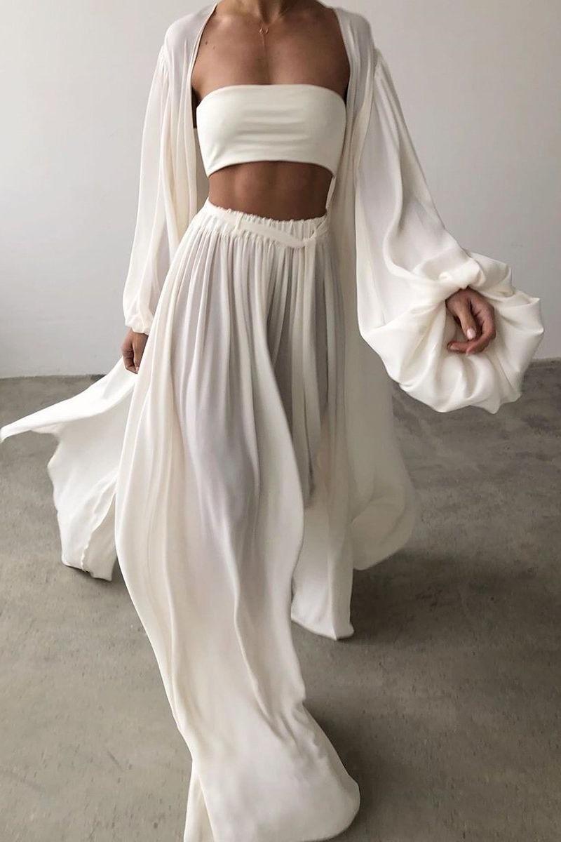 Sexy 3-piece loose suit