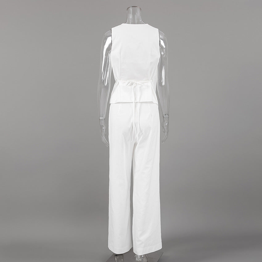 Clanton Co-Ord set - White