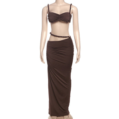 Makoko Co-Ord set - Brown