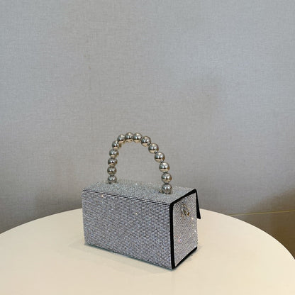 Celia Pearl Chain Bow Bag